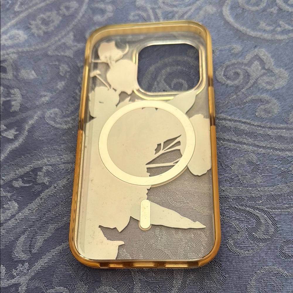 Ted Baker London used Floral Phone Case with Gold Accents - Picture 2 of 2